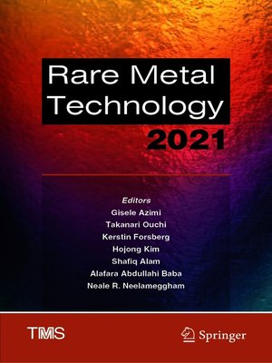 cover image of Rare Metal Technology 2021